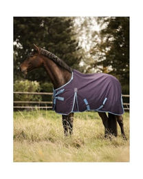 4Horses Outdoordecke Davos 0g Regendecke für Pferde aus Polyester in Rot – Bild 1 von 5