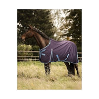 Produktbild von 4Horses Outdoordecke Davos 0g Regendecke für Pferde aus Polyester in Rot