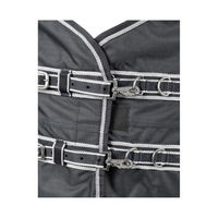 Produktbild von 4Horses Outdoordecke Kalmar Highneck Winterdecke für Pferde wasserdicht mit 100g Füllung