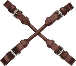 Produktbild von 4Horses Pelhamriemen aus Leder 24 cm Schwarz oder Braun