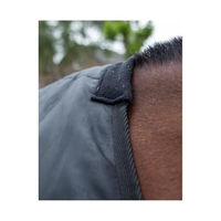 Produktbild von 4Horses Pferde Unterdecke aus Polyester in Schwarz mit 200g Füllung 145 cm