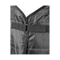 Produktbild von 4Horses Pferde Unterdecke Schwarz mit 100g Wattierung aus Polyester 145 cm