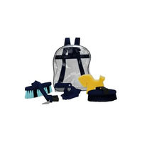 Produktbild von 4Horses Putzzeug Rucksack Blau Transparent One Size