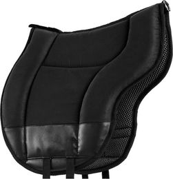 4Horses Reitpad aus Kunstleder in Schwarz One Size – Bild 1 von 5