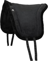 4HORSES Reitpad Basel Schwarz aus Polyester für Warmblut – Bild 1 von 2