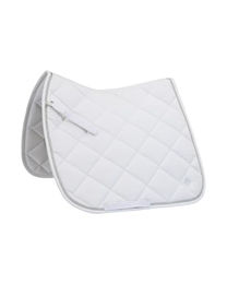 Produktbild von 4Horses Schabracke Brooklyn Sattelunterlage für Pferde in Weiß aus Polyester