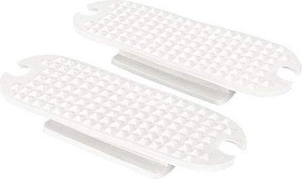 Produktbild von 4Horses Steigbügeleinlagen Fillis aus Gummi in Weiß 11cm