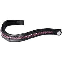 Produktbild von 4Horses Stirnband Verona aus Leder in Schwarz