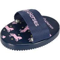 Produktbild von 4Horses Striegel Little Star für die Pferdepflege in Blau