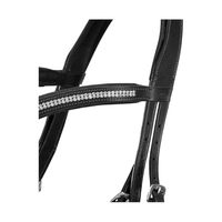 Produktbild von 4Horses Trense Rom aus Leder inklusive Zügel für Pferde mit kombiniertem Reithalfter