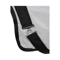 Produktbild von 4Horses Walkerdecke Mesh Vigo Fliegen-Führmaschinendecke für Pferde 165cm Silber Weiß