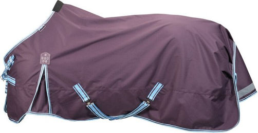 4HORSES Winterdecke Davos für Pferde aus Polyester in Dark Wine - Fig – Bild 1 von 2