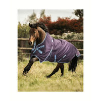 Produktbild von 4HORSES Winterdecke Davos Highneck Fleece Rot 100 g