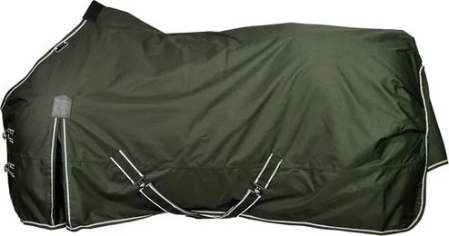 4Horses Winterdecke Kalmar für Pferde aus Polyester in Grün 115 cm – Bild 1 von 3