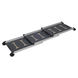 4pets Easy-Steps Einstiegshilfe für Hundetransportboxen Metallic Grau – Bild 1 von 4