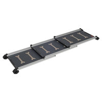 Produktbild von 4pets Easy-Steps Einstiegshilfe für Hundetransportboxen Metallic Grau