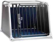 4pets EcoLine Transportbox für Hunde Größe L aus Kunststoff Schwarz – Bild 1 von 8