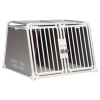 Produktbild von 4pets Hundebox ECO 22 Transportbox Grau Größe L