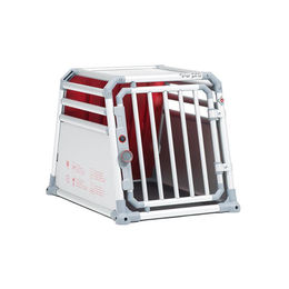 4pets Hundebox Pro 1 Auto-Transportbox aus Aluminium Klein Rot – Bild 1 von 12