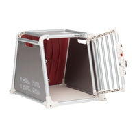 Produktbild von 4pets Hundetransportbox ECO 1 S aus Kunststoff Grau Größe S