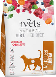 Produktbild von 4pets Natural Feline Weight Reduction Getreidefreies Diätfutter für Katzen zur Gewichtskontrolle 2 x 1 kg - 2 x 1 kg