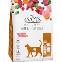 Produktbild von 4pets Natural Feline Weight Reduction Getreidefreies Diätfutter für Katzen zur Gewichtskontrolle 2 x 1 kg - 2 x 1 kg