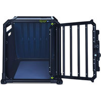 Produktbild von 4Pets Pro 1 Noir Autobox Transportbox aus Kunststoff Schwarz Größe S Klein