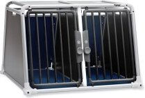 4pets Transportbox EcoLine Twentytwo Hundetransportbox aus Kunststoff Schwarz 96,5x93,5x66 cm – Bild 1 von 4