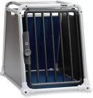 4pets Transportbox EcoLine Two aus Kunststoff für Hunde in Schwarz Grau Größe M – Bild 1 von 2