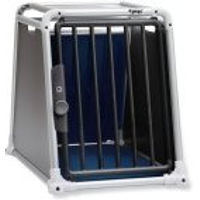 Produktbild von 4pets Transportbox EcoLine Two aus Kunststoff für Hunde in Schwarz Grau Größe M