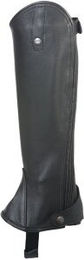 4Riders Chaps Classic Leder Chaps Unisex Schwarz Größe L – Bild 1 von 2