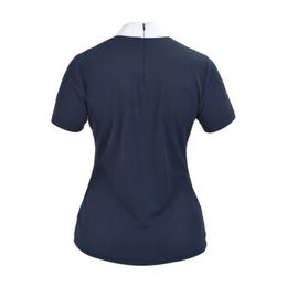 4Riders Damen Turniershirt Dakota Reitshirt aus Baumwolle Blau Größe 38 – Bild 1 von 7