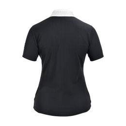 4Riders Damen Turniershirt München Kurzarm Schwarz Baumwolle Größe 38 – Bild 1 von 5