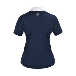 4Riders Damen Turniershirt Saint Tropez Reitshirt Blau Größe 34 – Bild 1 von 5