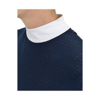 Produktbild von 4Riders Damen Turniershirt Saint Tropez Reitshirt Blau Größe 36