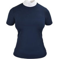 Produktbild von 4Riders Damen Turniershirt Saint Tropez Reitshirt Blau Größe 44