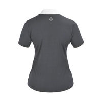 Produktbild von 4Riders Damen Turniershirt Saint Tropez Reitshirt Grau Größe 38