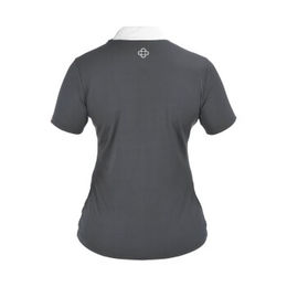 4Riders Damen Turniershirt Saint Tropez Reitshirt Grau Größe 44 – Bild 1 von 5