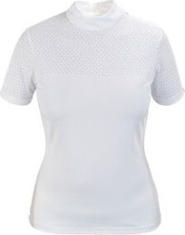 4Riders Damen Turniershirt Saint Tropez Reitshirt Weiß Größe 42 – Bild 1 von 2