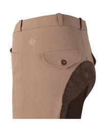 4Riders Herren Reithose Dublin Flex Vollbesatz in Beige oder Braun – Bild 1 von 4