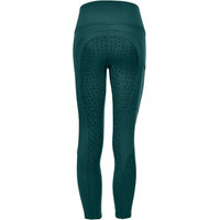 Produktbild von 4Riders Jugend Reitleggings Tokio Sport Full Grip für Kinder in Türkis und Grün aus Polyester Größe 134-140