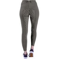 Produktbild von 4Riders Kinder-Reithose Palm Beach Full Grip aus Nylon in Grau oder Schwarz Größe 146-152