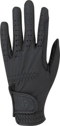 4Riders Reithandschuhe Classic Grip aus Kunstleder Schwarz Größe M – Bild 1 von 2