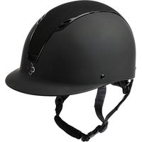 Produktbild von 4Riders Reithelm Malaga Unisex Schwarz 57-58cm