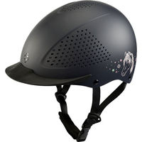 Produktbild von 4Riders Reithelm Manila für Kinder in Blau oder Schwarz Größe 48-54cm
