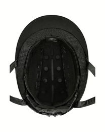 Produktbild von 4RIDERS Reithelm Monaco für Damen in Schwarz Silber Größe 57-59 cm