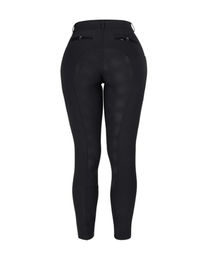 4Riders Reithose Carolina Full Grip für Damen in Schwarz Größe 44 wasserabweisend – Bild 1 von 5