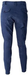 4Riders Reithose Dublin Full Grip für Herren in Blau Größe 52 – Bild 1 von 3