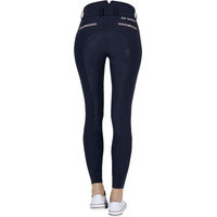 Produktbild von 4Riders Reithose Lexington Comfort Full Grip für Damen in Blau