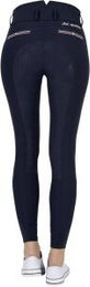 4Riders Reithose Lexington Comfort Full Grip für Damen in Blau Größe 34 – Bild 1 von 7